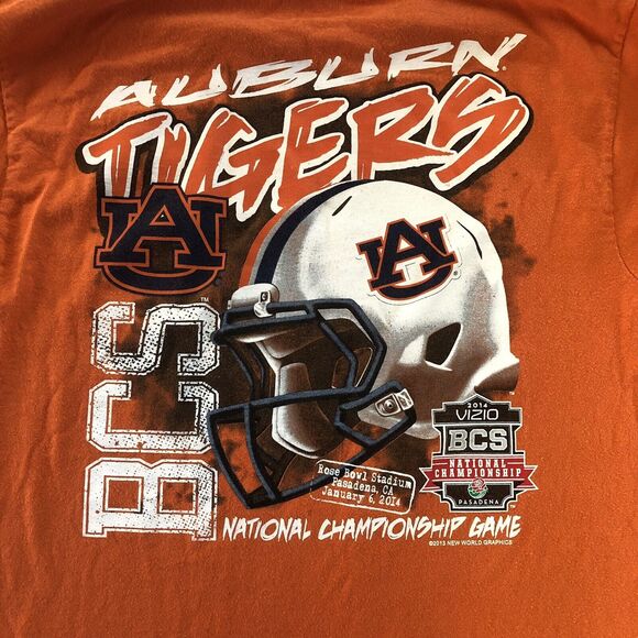 Auburn Tigers 2014 BCS National Championship Game NCAA Football Mens Tee Small - Picture 8 of 8